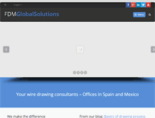 Tablet Screenshot of fdmglobalsolutions.com